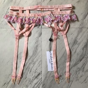 NWT For Love and Lemons April Bloom Garter size Small